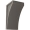 Ekena Millwork 3"W x 3 1/2"D x 6"H Small Lawson Wood Vintage Decor Corbel, Reclaimed Grey CORWD03X03X06LWGY - alternate 1